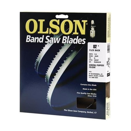 OLSON SAW Olson Saw WB56382DB 0.25 x 82 in. Blade Band  6 TPI 2033835